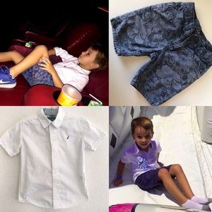 Nautica Shorts & Nautica Shirt Bundle 2 in 1